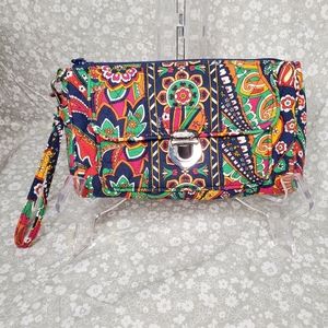 Vera Bradley Venetian Pasley Wristlet Clutch